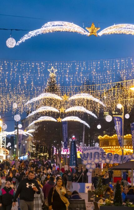 Winterval 2021. Picture: Patrick Browne

Winterval, Ireland’s largest Christmas festival, returns to Waterford this weekend and runs over 19 magical days across 5 weeks with its biggest and most festive nineteen-day programme of events for all ages. Brought to you by Waterford City and County Council, this winter’s festival integrates the old and the new, with festival favourites that everyone knows and loves and a new mix of exciting programming to elevate Winterval to a whole new level.